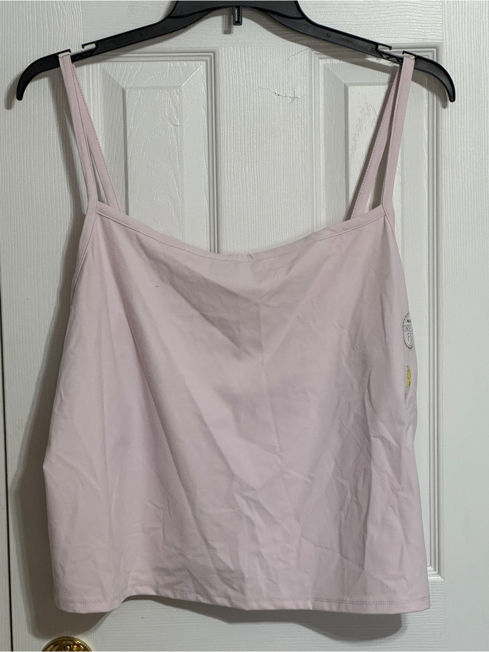 Wallflower Light Pink Satin-Feel Camisole Tank